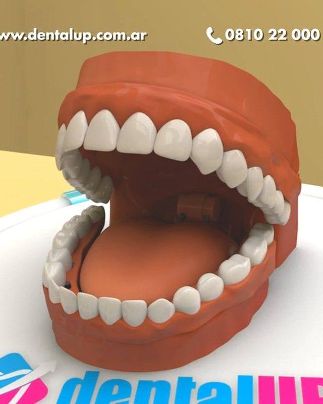 Reel: animación 3D de una boca — dentalup.com.ar